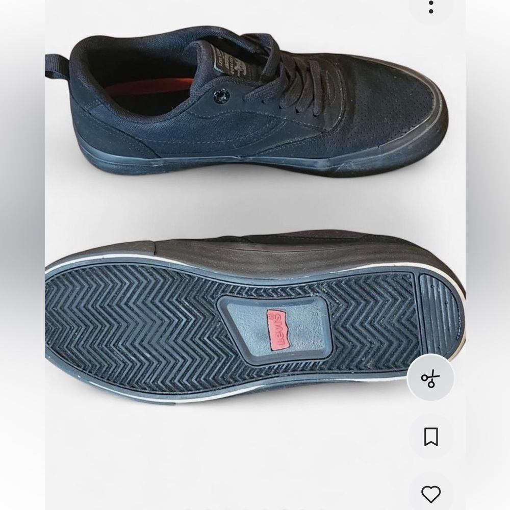 Levi's Men's Black Casual Sneakers - Picture 4 of 8